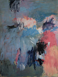 YOKE BAKKER Untitled #2 artwork featuring abstract, textured patterns in neutral tones on a white background.