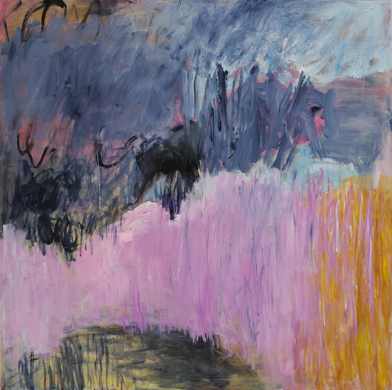 YOKE BAKKER Untitled #4 art print featuring abstract geometric shapes in neutral tones on paper background